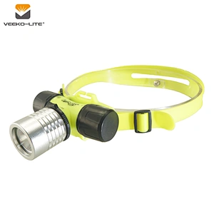 30 METERS PROFESSIONAL WATERPROOF DIVING PLASTIC LED HEADLIGHT AAA BATTERY 2018 HOT SELLING 120 LUMENS