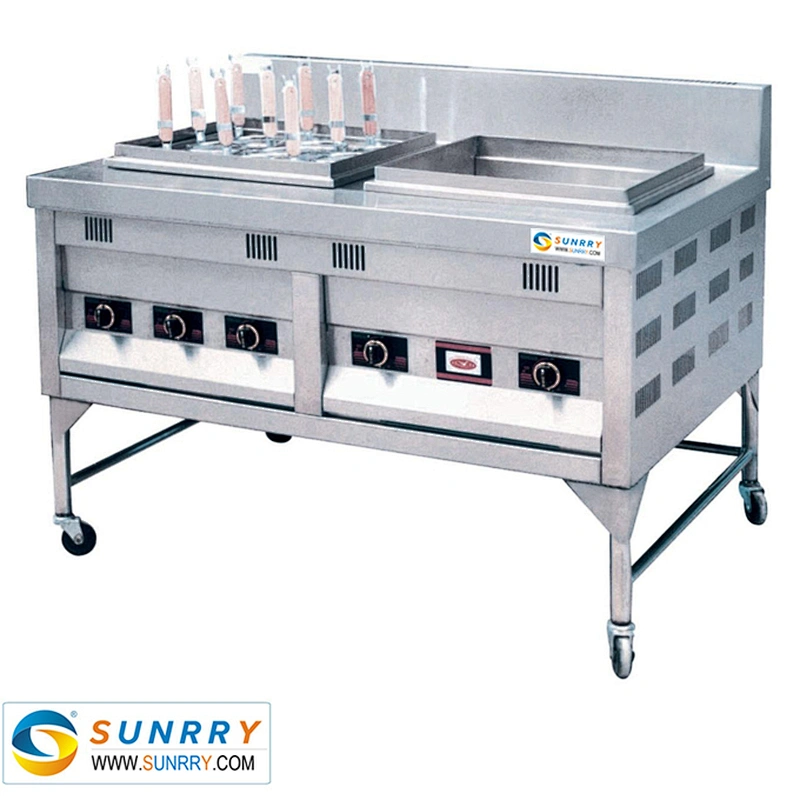Hot sale commercial stainless steel pasta making machine and pasta cooker
