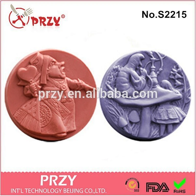 DIY handmade Wonderland 3 silicone soap molds for soap making