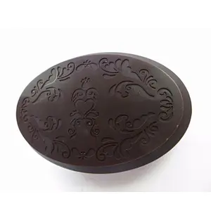 QT0060 Oval shape stamp handmade soap mold chocolate silicone mold przy