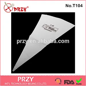 Medium size Eco-friendly white color cotton piping bag