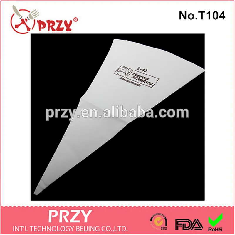 Medium size Eco-friendly white color cotton piping bag