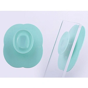 Wholesale makeup tools silicone makeup brush cleaner pad with suction pad