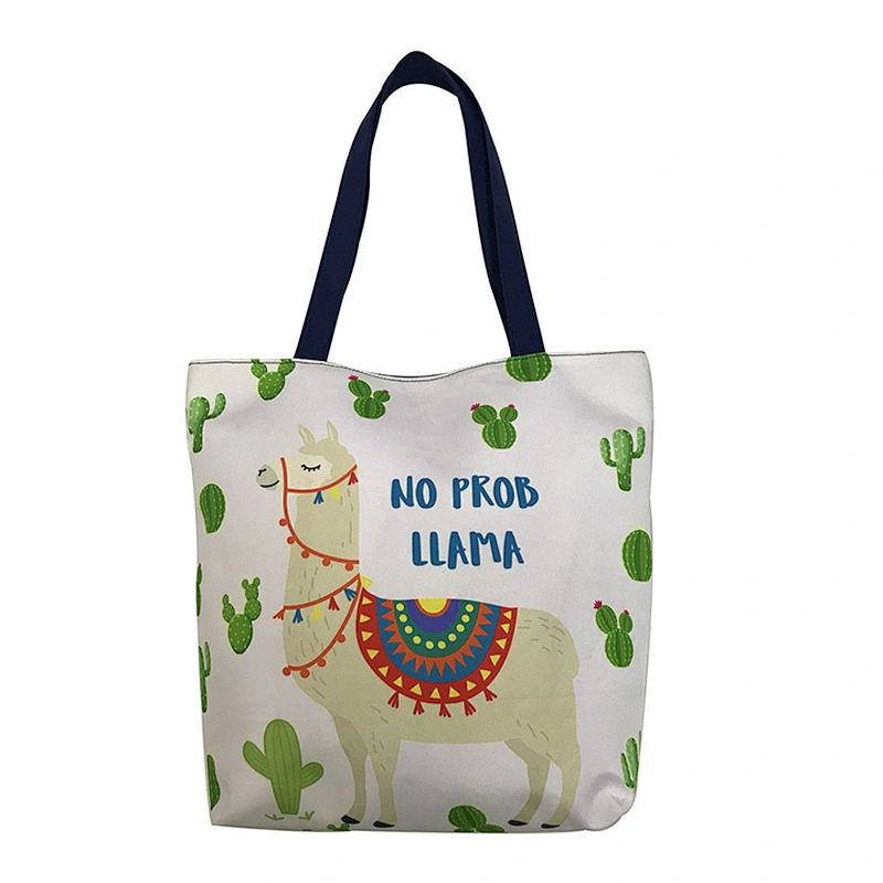 Newest Promotional Cheap Wholesale Print Cotton Canvas Tote Bag