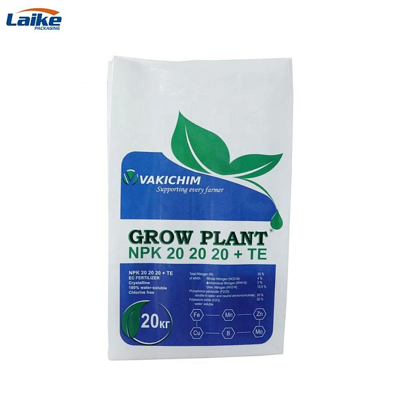 new 100% virgin material plastic bopp bag packing rice feed sand sugar wheat  bulk fertilizer bag 100kg 50kg