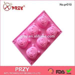 PR010 PRZY High Quality 6 Holes Shaped Soap Tray