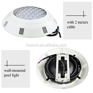 HOTOOK DIY Salt Water Waterproof RGB White ip68 LED Surface Mounted Swimming Pool Light Lampara LED Para Alberca