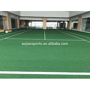 artificial grass volleyball/tennis court outdoor synthetic lawn curled turf chinese supplier