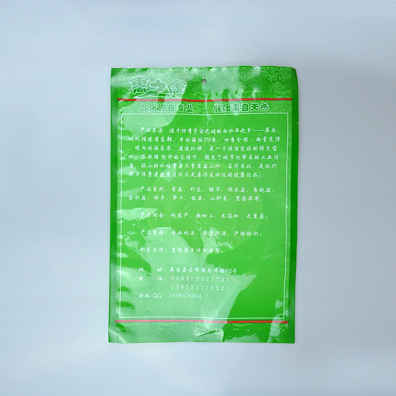 Wholesale transparent food packaging plastic bag