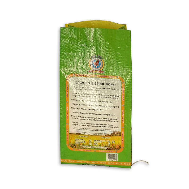 laminated woven polypropylene agricultural use 5kg rice bag