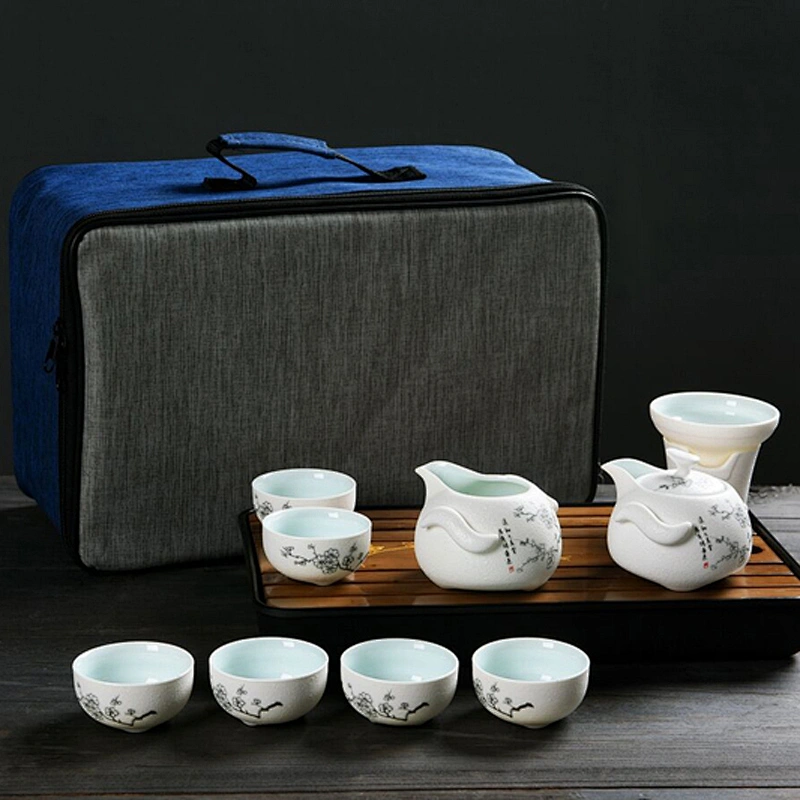 Chinese culture teapot sets 10 pcs Snow Penguin Pot for travel