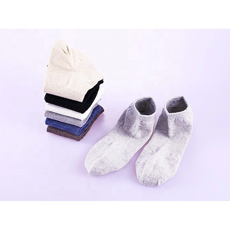 mens cotton ankle low cut socks
