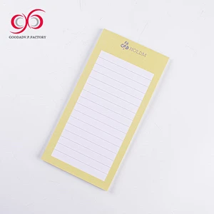 Wholesale advertising logo customized office magnets/memo glue for sticky note memo pad