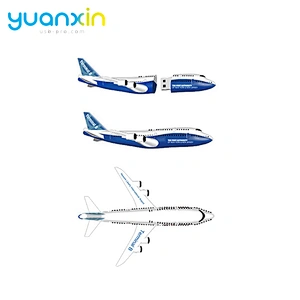 Custom Airplane Usb Stick High Speed Usb Flash Soft Pvc Memory Stick