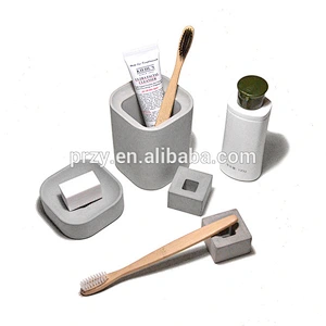 S9149 Concrete silicone molds Toothbrush concrete holder mold concrete soap holder molds DIY Bathroom concrete ware molds