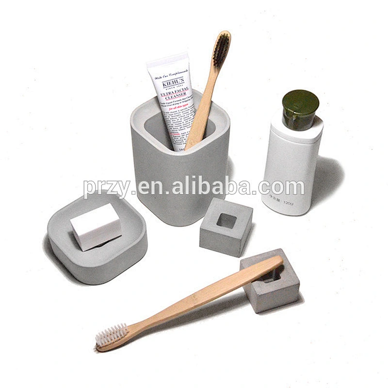 S9149 Concrete silicone molds Toothbrush concrete holder mold concrete soap holder molds DIY Bathroom concrete ware molds