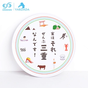 Fashion simple design beer cup coaster,custom drinks coaster