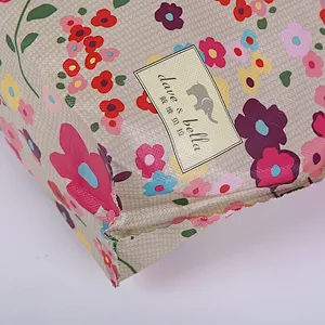 Custom printed non-woven shopping bags for shopping with handle