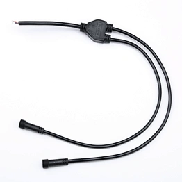 4 Pins Y Type Waterproof Connector 1 To 3 1 To 4 Cable Splitter