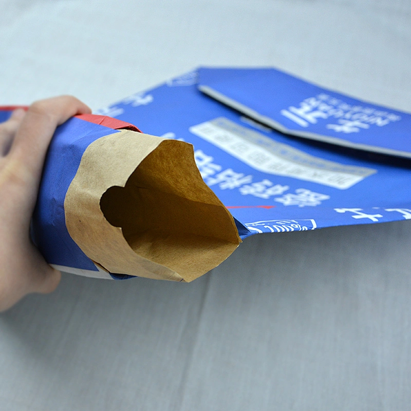 Hot sale 50kg 20kg paper bag of cement, glue for tile with valve