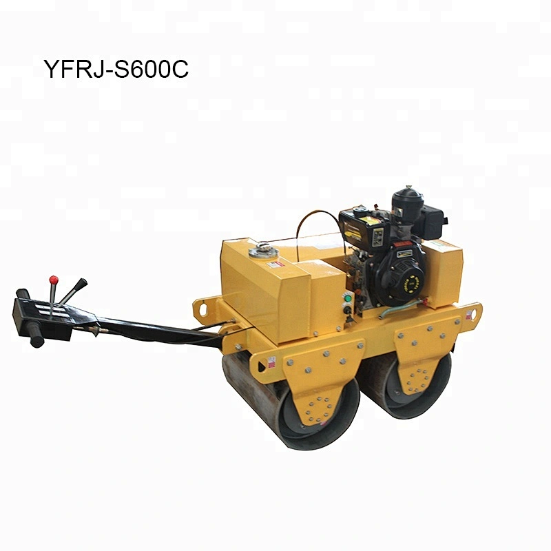 Mini Double Drum Asphalt Roller For Soil Compaction YFRJ-S600C