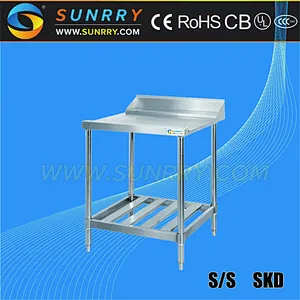 Table Stainless Steel/White Restaurant Table/Folding Restaurant Table (SY-WT747 SUNRRY)