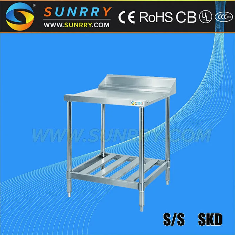 Table Stainless Steel/White Restaurant Table/Folding Restaurant Table (SY-WT747 SUNRRY)