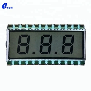 small custom 7 segment TN 3 digit LCD display