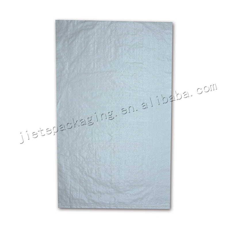 Moisture proof white pp woven cement,fertilizer packaging bag plastic sack with bopp laminated