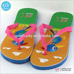 High quality EVA shoe fancy design jersey cloth upper cozy home slippers