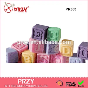 PR353 Silicone Mold Alphabet silicone mold Building Blocks silicone mold