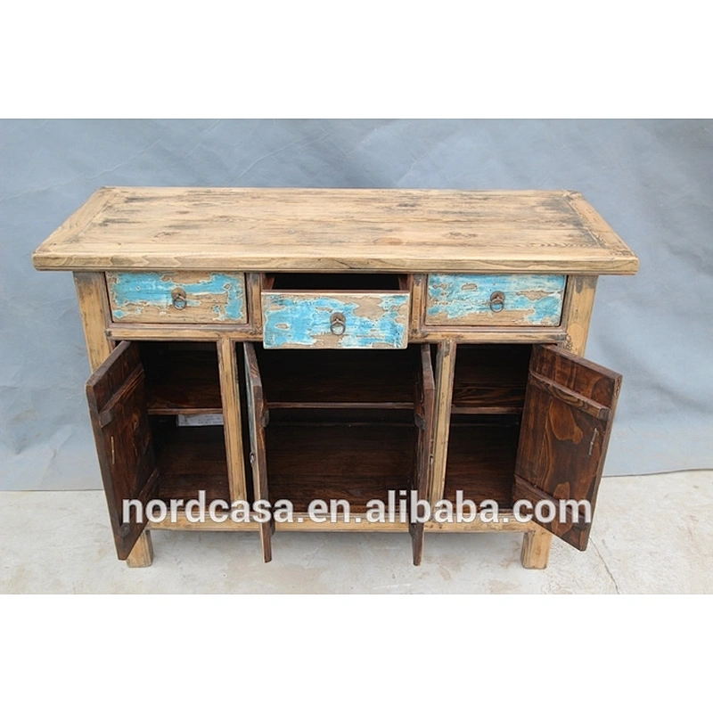 Chinese Antique Recycled Solid Wood Living Room Cabinet