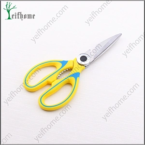Best selling stainless steel scissors with soft TPR grip