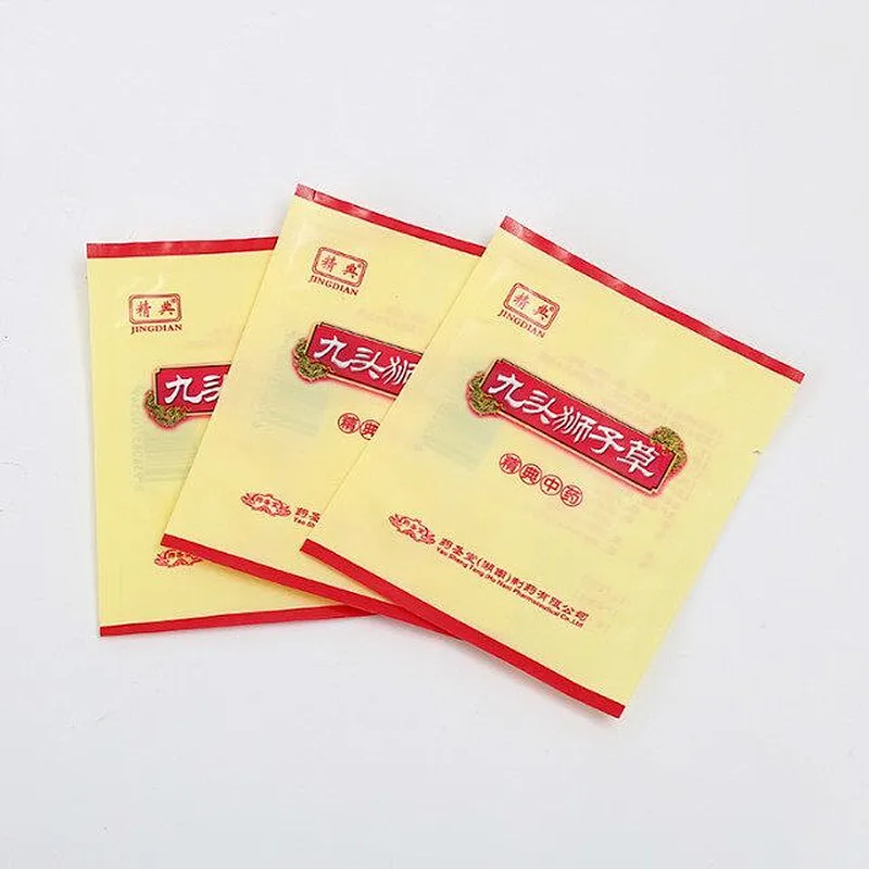 On Sale Custom Printing Logo Security Plaster Plastic Packaging Bag/plastic bag for medicine/ plastic plasters opaque bag