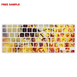 Free Sample Waterproof Keyboard Skins for Macbook Air Laptop Silicone Keyboard Cover