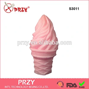 S3011 Eco-friendly heat resistant ice cream shaped silicone loaf soap mold ice cream cupcake molds