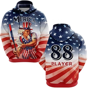 digital printed custom ice hockey hoodie sublimated