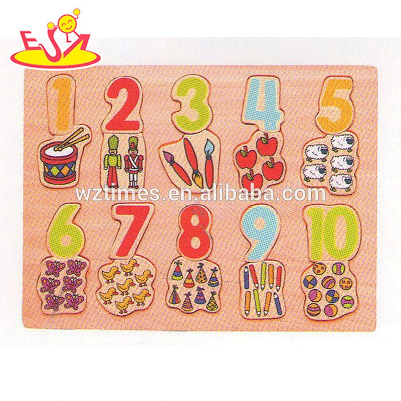 wholesale baby wooden math puzzle educational kids wooden math puzzle cheap children wooden math puzzle W14B059
