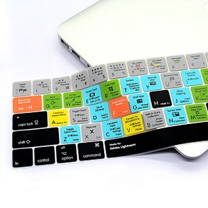Lightroom Hot key Keypad Cover Ultra- thin key silicone key cover Skins For macbook pro skin Keyboard Protector