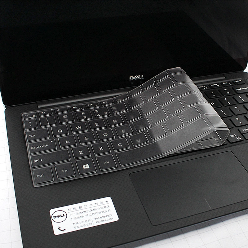 Aliba ba Wholesale Soft Ultrathin tpu elastic  ultrathin Keyboard Skin for dell xps 9370