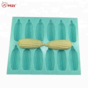2018 Corn shape 12cavities Soap molds Cake Baking mold corn Ice Silicone mould