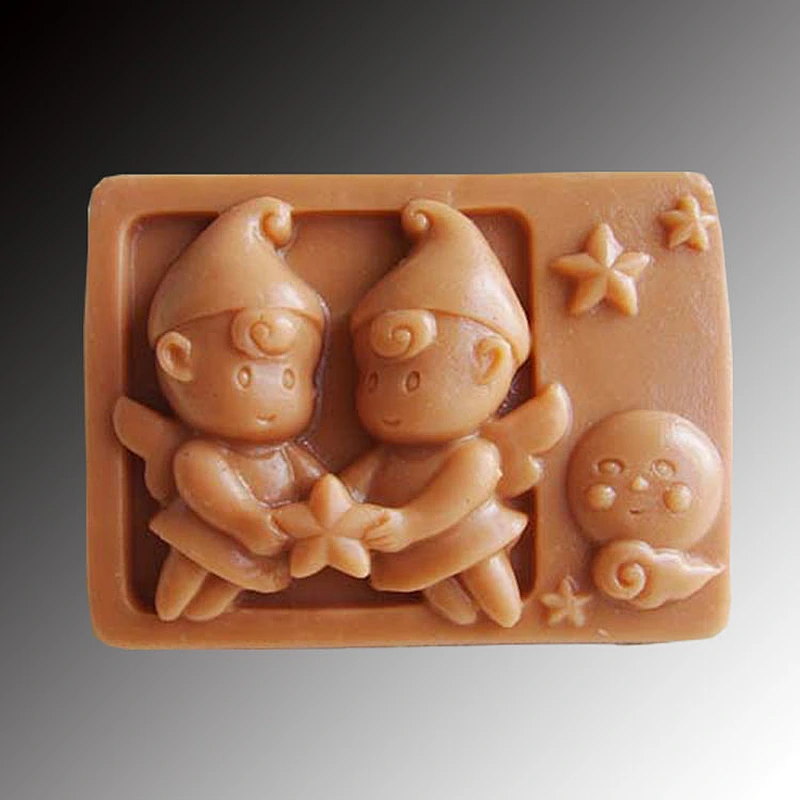 Handmade silicone Soap molds 12 zodiac constellation soap mold star sign clay Candle mould Concrete Molds