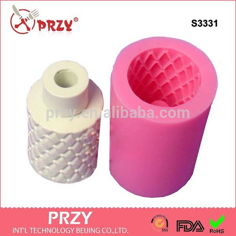 Vase shape Silicone Molds for Soap vase candle mold