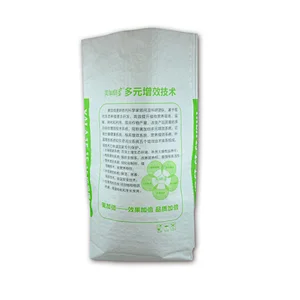 Customized wholesale green woven bag 50 kg for agricultural fertilizer use
