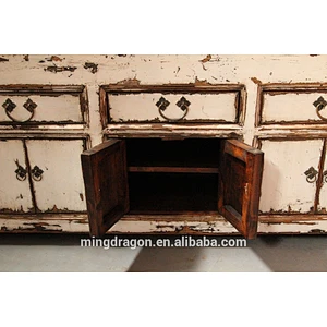Chinese Antique Distressed TV Cabinet 12062703