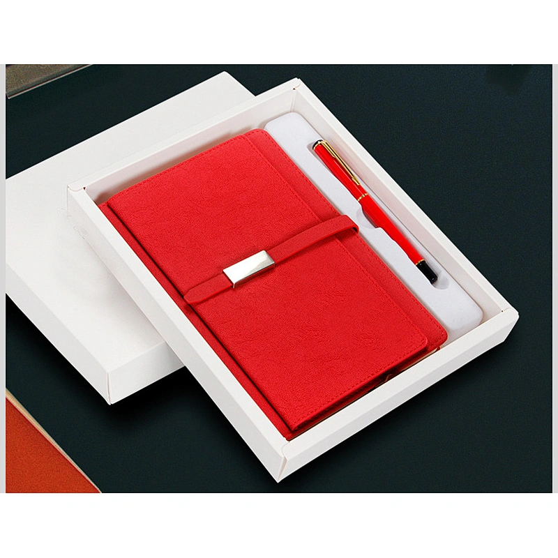 Free Design High-End Door Gift  With High Quality Pen Notebook Set For Bank Promotion And Office