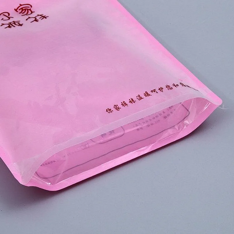 Custom yellow pink small self-styled packaging bag