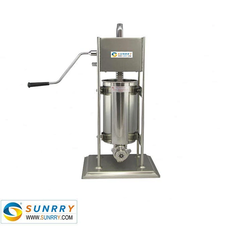 Manual churros machine for sale with 7 liters double speed stainless steel churros filler and cart (SUNRRY SY-CH7)