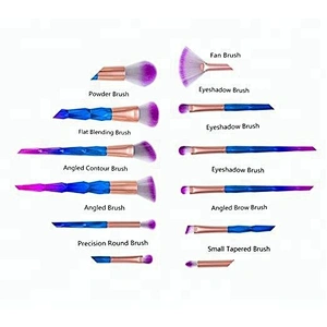 12 Pc personalised synthetic make up brush set