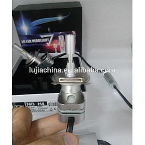Lujia 4000k 6000K L6 H4 led car headlight best selling auto conversation kit L6 t5 p7 g8 mini ballast 6000lm led H7 H11 H13 bulb